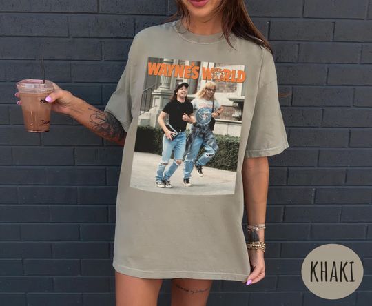 Discover Comfort Colors Wayne's World Shirt:  Dana Carvey Tshirt,Wayne And Garth
