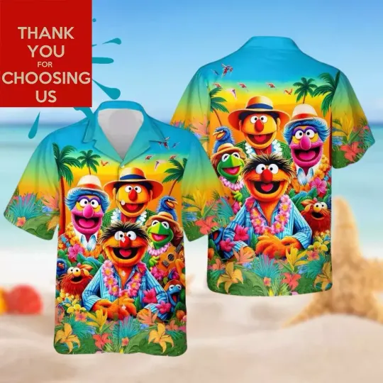 Discover Muppet Animal Tropical Aloha Hawaiian Shirt