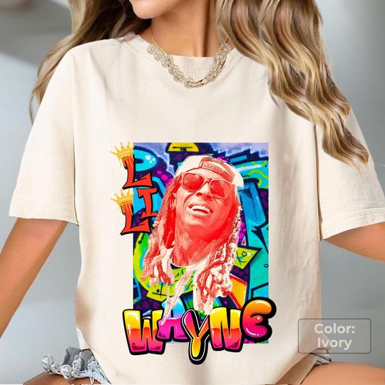 Discover Lil Wayne Graphic T-Shirt, Vintage Style Unisex Tee