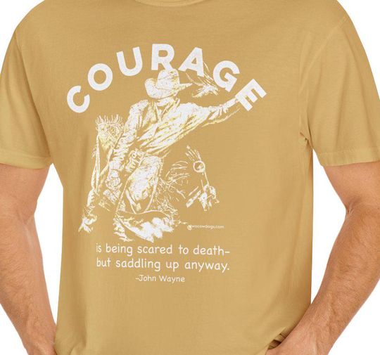Discover Courage Rodeo Super Soft T-shirt, Unisex Graphic Tee, Vintage Style Shirt