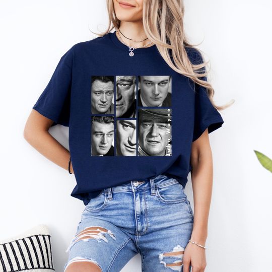 John Wayne Shirt : Classic Movie Star Tee