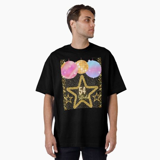 Discover Studio 54 disco ball Oversized T-Shirt