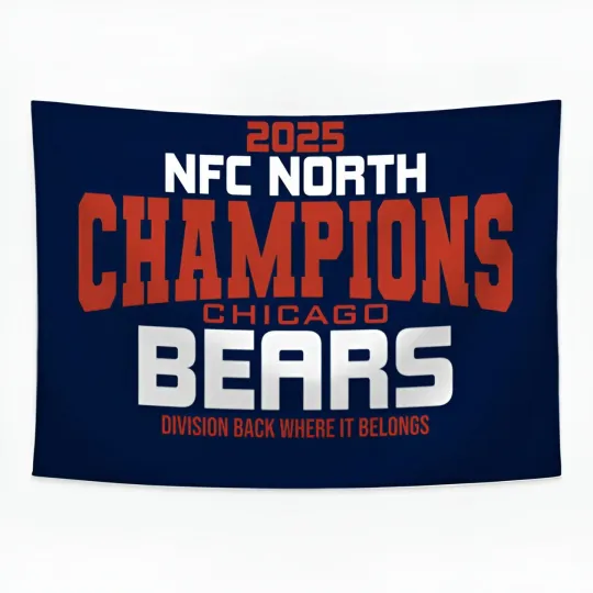 Discover For Chicago Football fansGarage Decor Best Flag - football Wall Banner