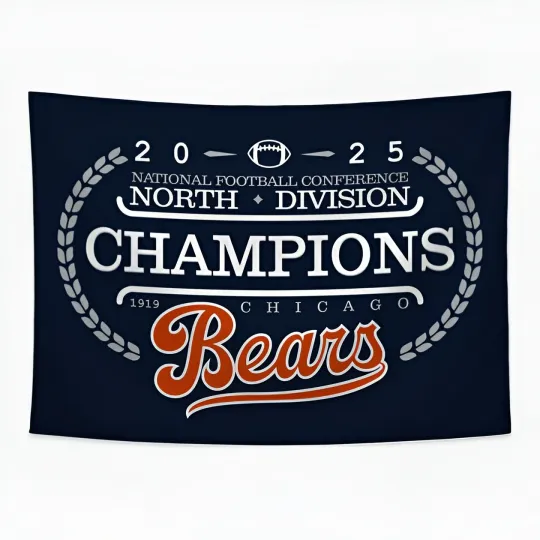 Discover For Chicago Football fans Man Cave Great Flag - football Wall Banner