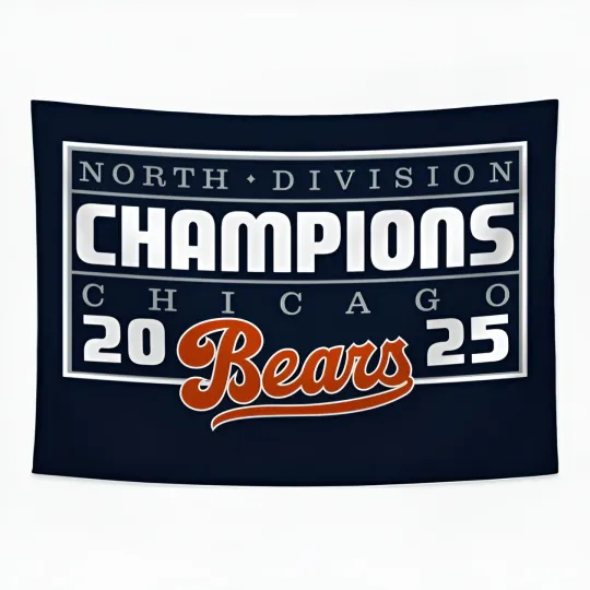 Discover For Chicago Football fans Man Cave Good Flag - football Wall Banner