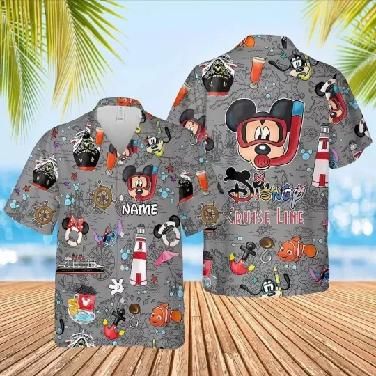 Discover Personalized Mickey Mouse Summer Hawaiian Shirt