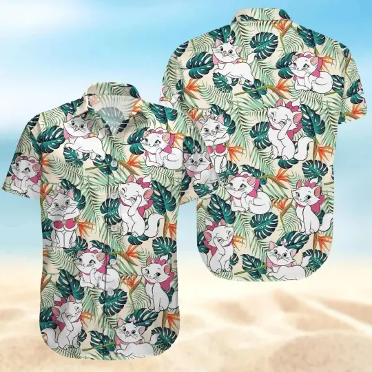 Discover Marie Cat Summer Hawaiian Shirt