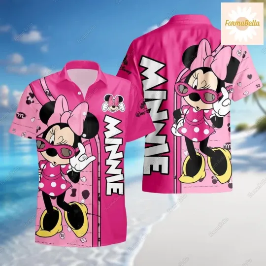 Discover Minnie Mouse Summer Hawaiian Shirt