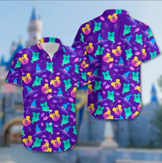 Discover Mickey Mouse Halloween Summer Hawaiian Shirt