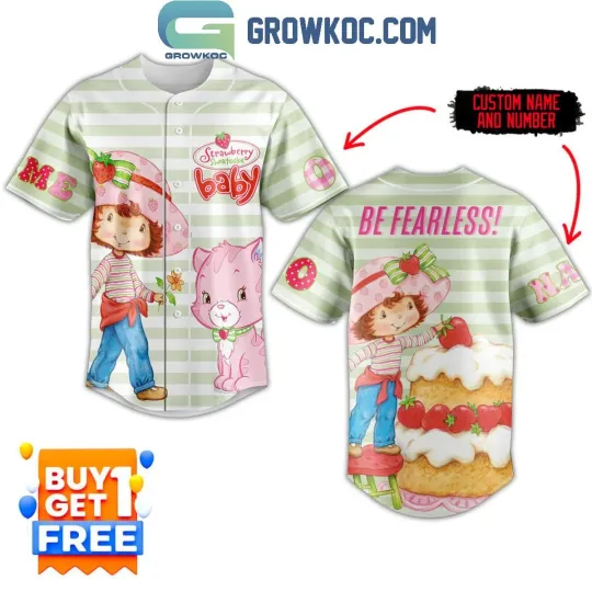 Strawberry Shortcake Baby Be Adult_Youth Baseball Jersey