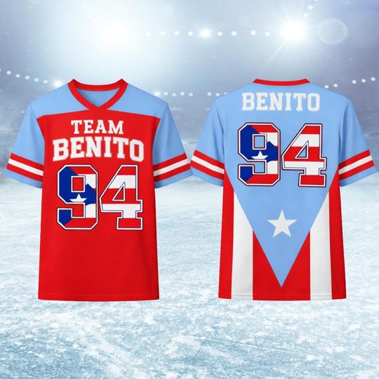 Discover Team Benito #94 Football Jersey, Mesh Jersey, Sports Shirt, Fan Apparel