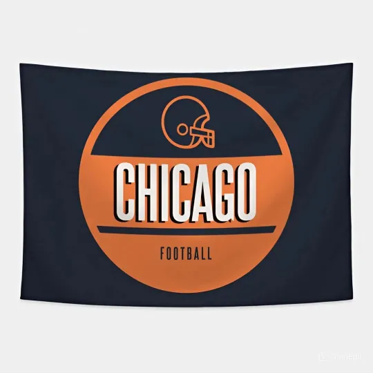 Discover Chicago Football 3x5 ft Memorable Logo Retro Flag Good football Gift Banner