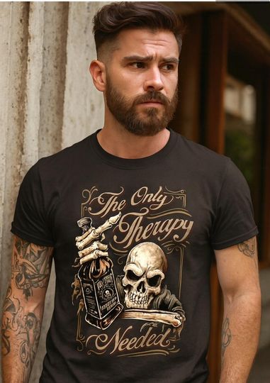Discover Skeleton Whiskey Shirt - Gothic Western Tee, J Daniel Inspired Whiskey Lover Gift