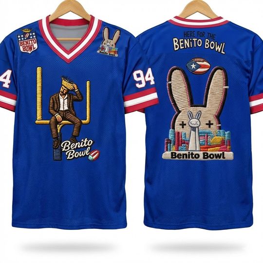 Discover Puerto Rico Team Benito #94 Football Jersey Shirt, Mesh Jersey, Sports Shirt, Fan Apparel