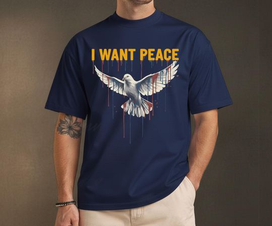 Discover I Want Peace Peacemaker T-Shirt Design