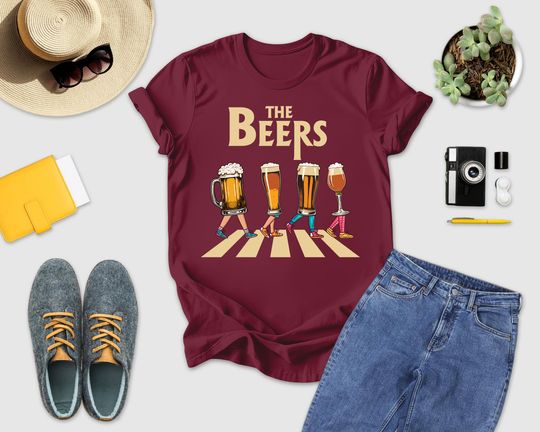 Discover The Beers Shirt, Beer Shirts Men Women, Bachelor Party Shirts, Funny Drinking Shirts