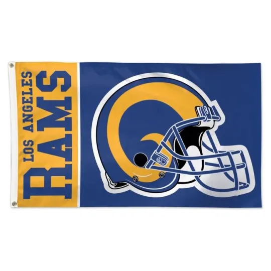 Discover Los Angeles Football 3x5 ft Helmet Flag - Good football Football Gift Banner