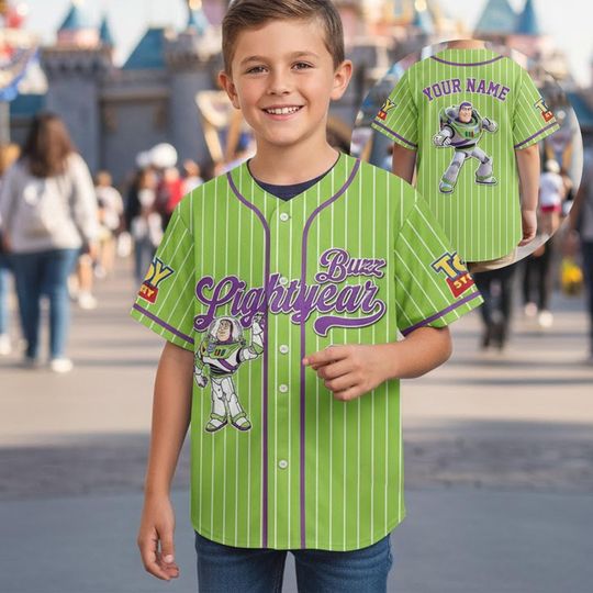 Discover Custom Buzz Lightyear Baseball Jersey , Kid/Youth/Adult Jersey Team Outfit