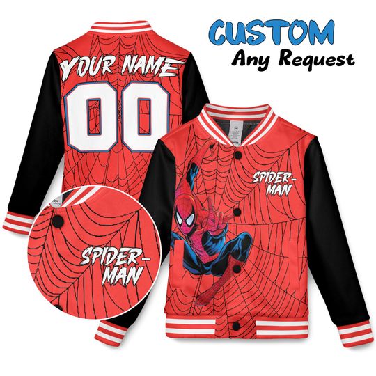 Discover Custom Disney Minnie Varsity Jacket, Kid Youth Adult Sports Jacket, Number Varsity, Personalised Unisex Varsity, Kids Baseball Jacket