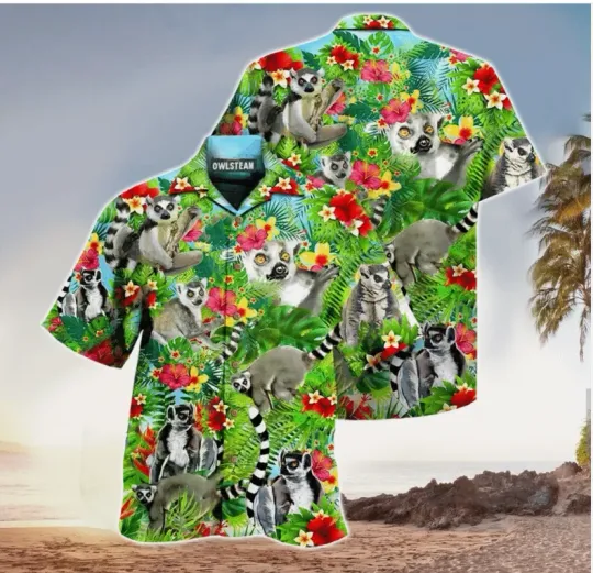 Discover Lemur Apparel, Lemur Summer Hawaiian Shirt