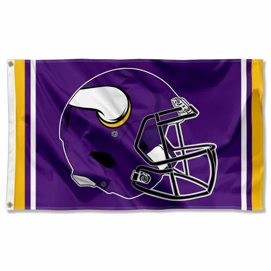 Discover For Minnesota Vikings Football fans 3x5 ft Helmet Flag - football Wall Gift Banner
