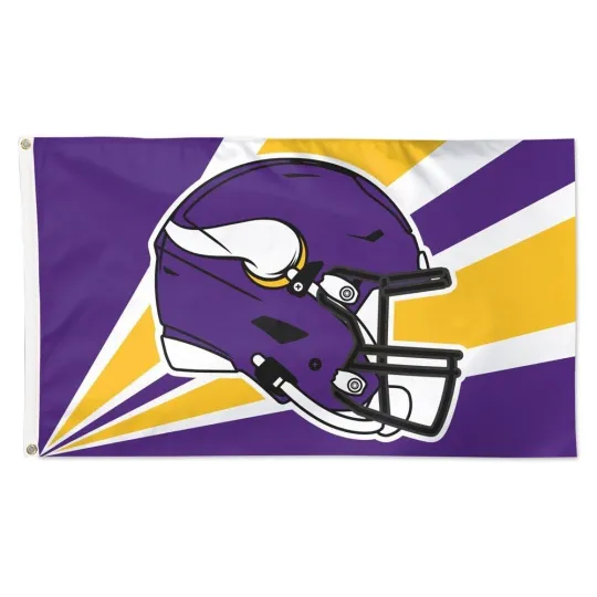 Discover For Minnesota Football fans 3x5 ft Helmet Flag - football Good Gift Banner