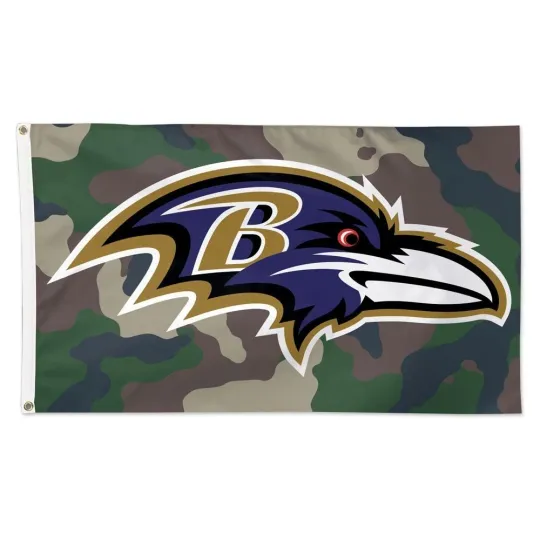 Discover Baltimore Football fans 3x5 ft Camouflage Flag - Ideal football Gift Banner