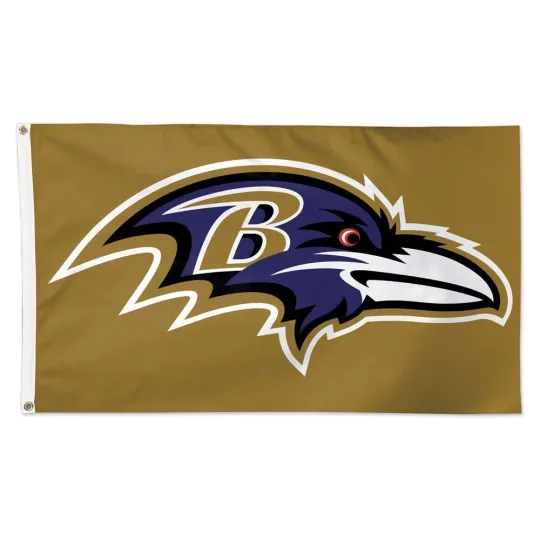 Discover Baltimore Football fans 3x5 ft Gold Flag - Ideal football Gift Banner
