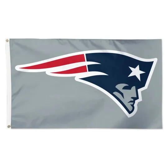 Discover New England Football fans 3x5 ft Gray Flag - Ideal football Gift Banner