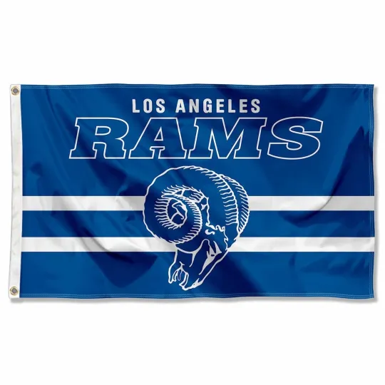 Discover Los Angeles Football 3x5 ft Classic Logo Retro Flag Good football Gift Banner