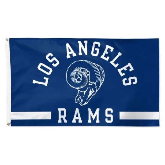 Discover Los Angeles Football 3x5 ft Classic Logo Retro Flag Best football Gift Banner