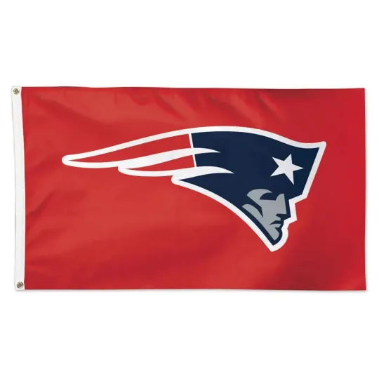 Discover New England Football fans 3x5 ft Red Flag - Ideal football Gift Banner