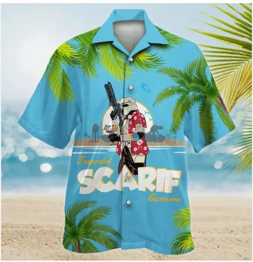 Discover Star Wars Scarif Trooper Summer Hawaiian Shirt