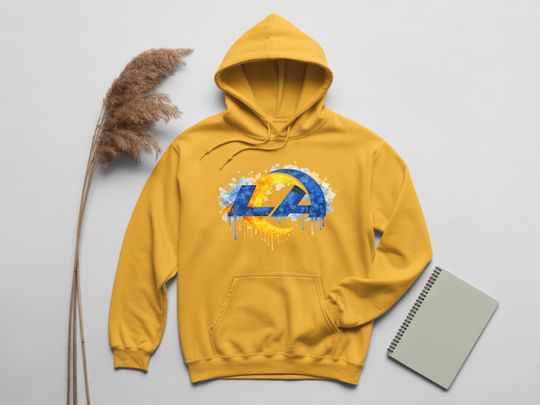 Discover LA Rams Hoodie: Splatter Paint, football Football Fan Gear