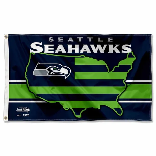 Discover Seattle Football fans 3x5 ft Country Flag - Ideal football Gift Wall Banner