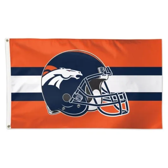 Discover For Denver Football fans 3x5 ft Helmet Flag - football Gift Good Wall Banner