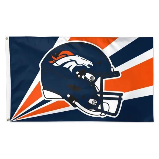 Discover For Denver Football fans 3x5 ft Helmet Flag - football Gift Ideal Wall Banner