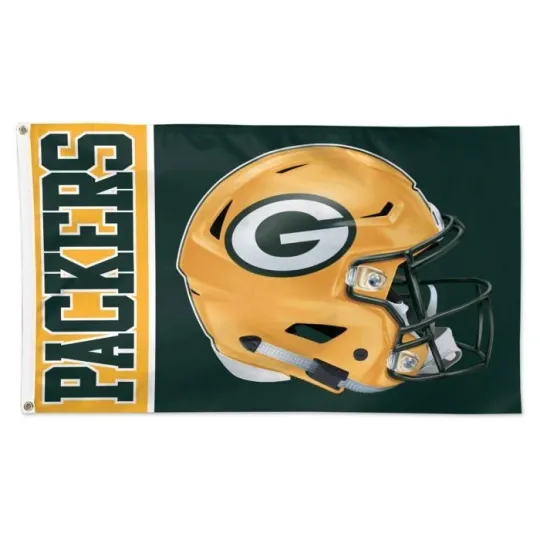 Discover Green Bay Football 3x5 ft Helmet Flag - Good football Football Gift Banner
