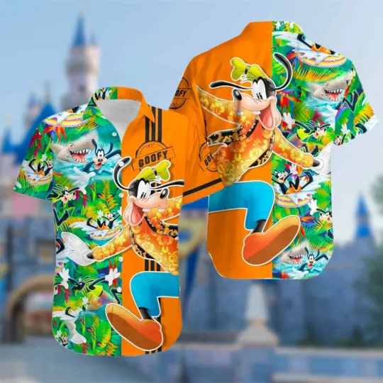 Discover Funny Goofy Running Tropical Summer Holiday 3D HAWAII SHIRT Mother Day Gift