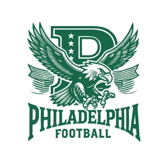 Discover Philadelphia Football 3x5 ft Classic Retro Logo Flag - football Home Banner