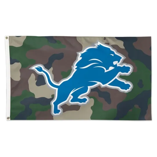 Discover For Detroit Football fans 3x5 ft Camouflage Flag - Ideal football Gift Banner