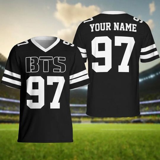 Discover Personalized Bts Tour Football Jersey, Custom BTS Is Back Football Jersey, BTS 2026 World Tour Outfit For Fans