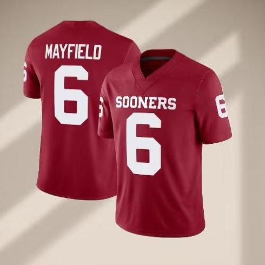 Discover Football Jersey #6 Baker Mayfield Football Game Jersey, Perfect For Sports Teams