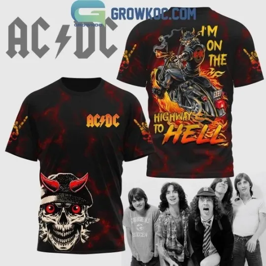 AC DC I’m On The Highway To Hell True AOP 3D shirt