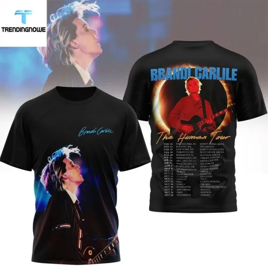 Discover Brandi Carlile The Human Tour 3D Shirt 2026