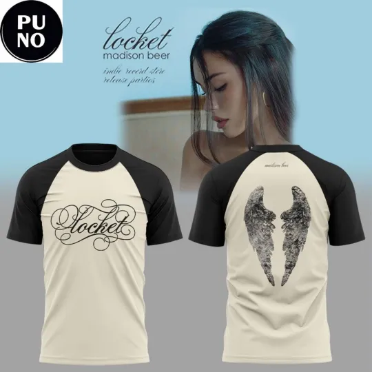 Discover Madison Beer Locket New Album 2026 3D T-Shirt S-5XL