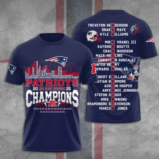 Discover New England Patriots 3D T-Shirt