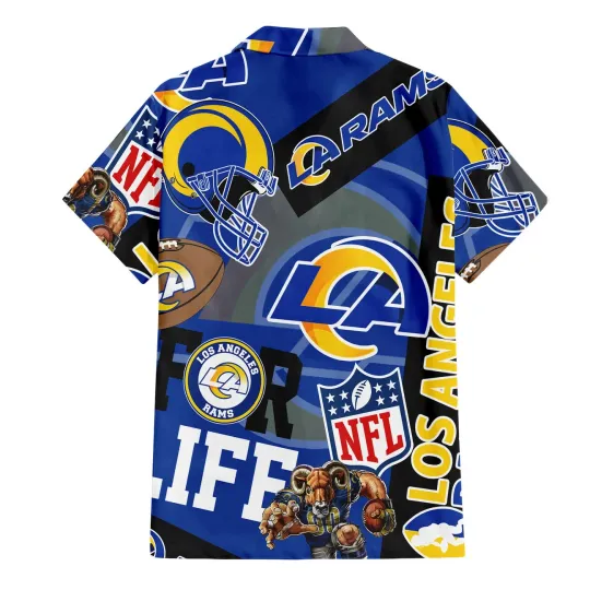 Discover football Los Angeles Football For Life Hawaiian Shirt