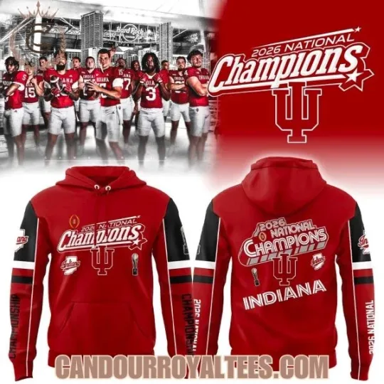 Discover Indiana Hoosiers CFP 2025 2026 National Champions 3D Hoodie
