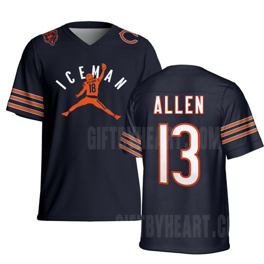 Caleb Williams 90s Syles Football Jersey, Caleb Williams Meme Football Jersey